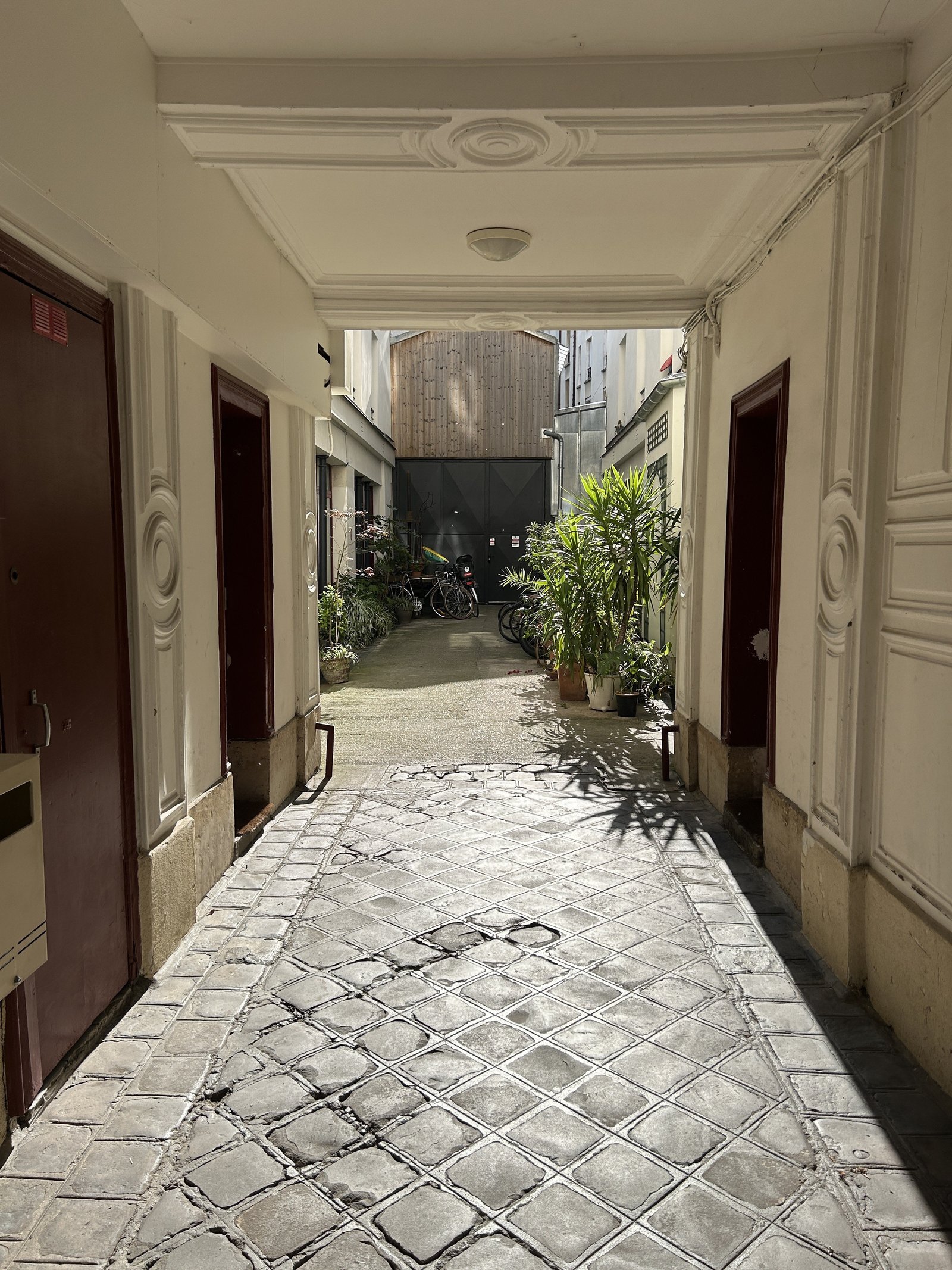 Cour de l'immeuble